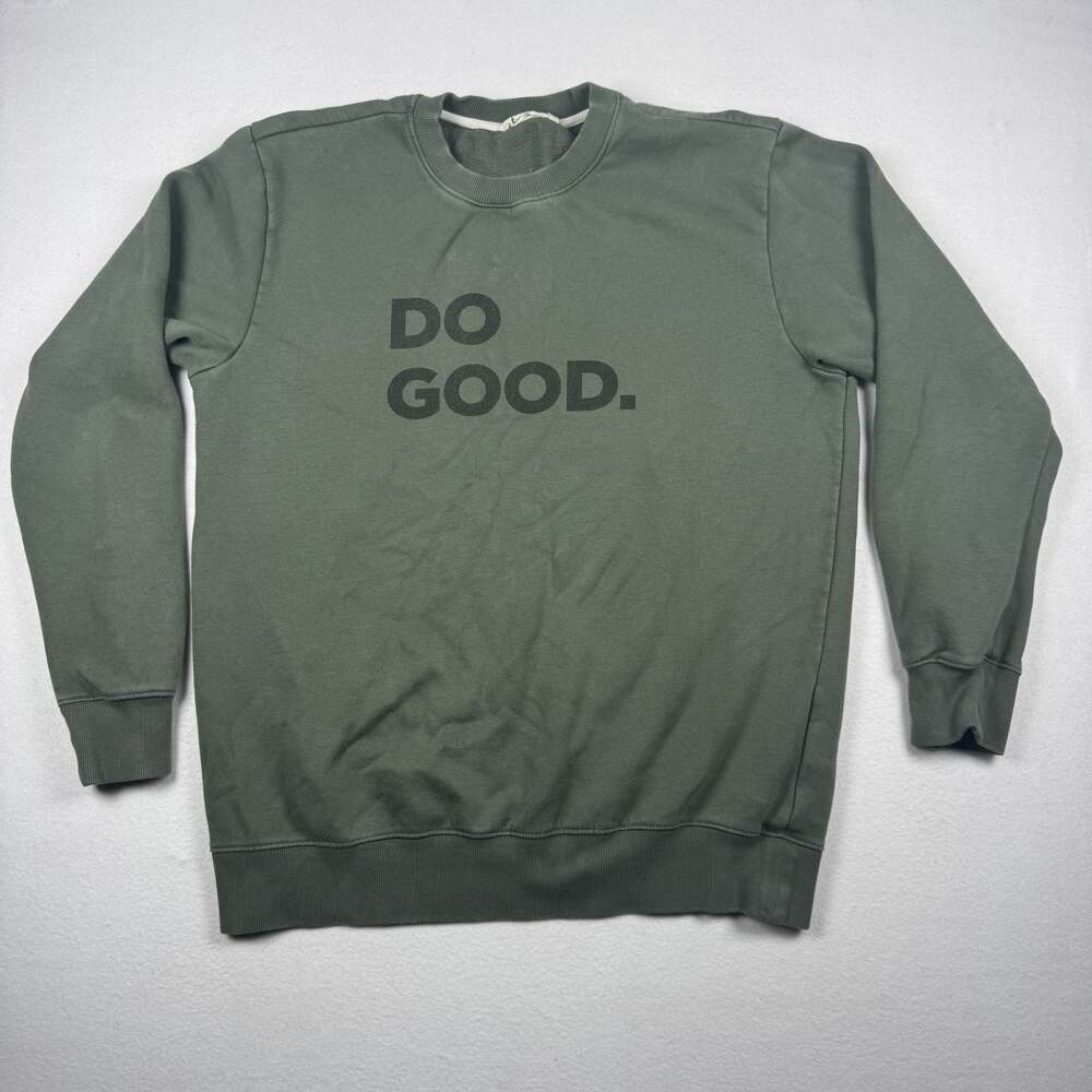 Cotopaxi Do Good Organic Crewneck Sweatshirt Green Size L